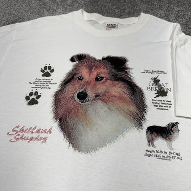 Vintage Shetland Sheepdog Shirt XL