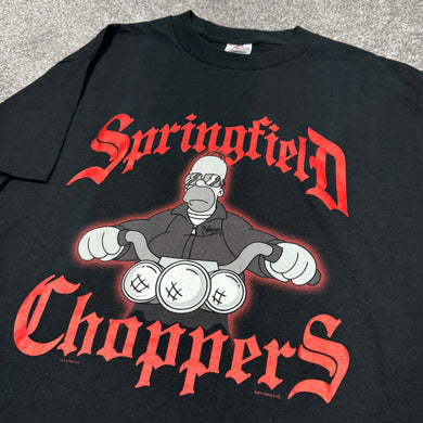 Vintage 2004 Springfield Choppers Homer Simson Shirt S/M
