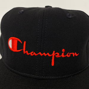 Vintage Champion Spell Out Snapback Hat