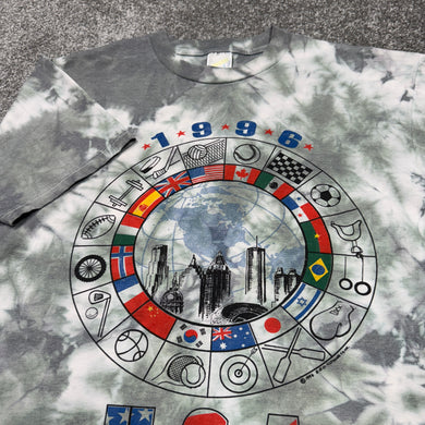 Vintage Atlanta 1996 Olympics Custom Dyed Shirt M
