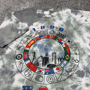 Vintage Atlanta 1996 Olympics Custom Dyed Shirt M
