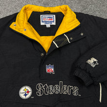 Load image into Gallery viewer, Vintage Pittsburgh Steelers Starter Puffer Jacket L