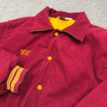 Load image into Gallery viewer, Vintage Maroon Gold "Lil" Corduroy Jacket L