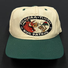 Load image into Gallery viewer, Vintage Pumbaa + Timon Bug Patrol Snapback Hat