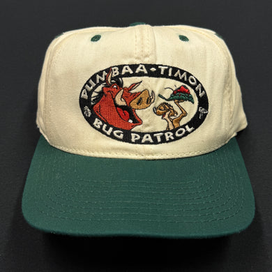 Vintage Pumbaa + Timon Bug Patrol Snapback Hat