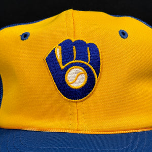 Vintage Milwaukee Brewers Mesh Snapback Hat