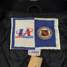 Load image into Gallery viewer, Vintage Boston Bruins Logo Athletic Bomber Jacket L