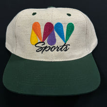 Load image into Gallery viewer, MV Sports Beige Forest Green Strapback Hat
