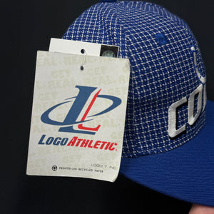 Vintage Indianapolis Colts Logo Athletic Grid Snapback Hat NWT