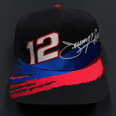 Vintage Jeremy Mayfield Mobil 1 Racing NASCAR Snapback Hat