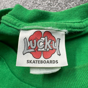 Vintage Lucky Skateboards Leprechaun Shirt XL