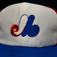 Load image into Gallery viewer, Vintage Montreal Expos Trucker Snapback Hat