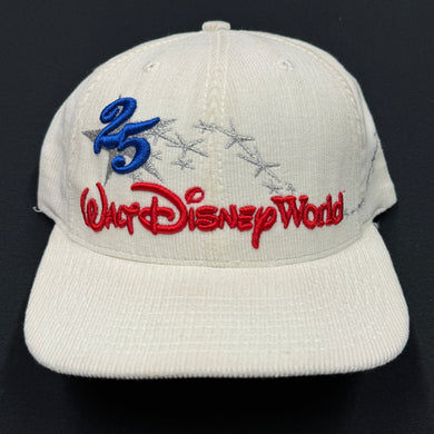 Vintage Walt Disney World Corduroy Snapback Hat NWT