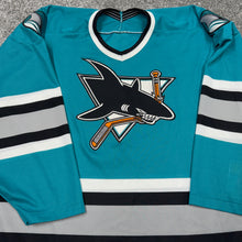 Load image into Gallery viewer, Vintage San Jose Sharks CCM Jersey XL/2XL
