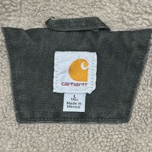 Load image into Gallery viewer, Carhartt Green Lined Hooded Jacket L