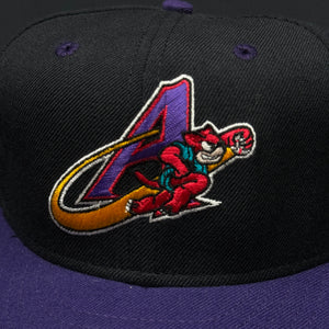 Vintage Akron Aeros New Era Fitted Hat 7 1/4