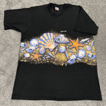 Load image into Gallery viewer, Vintage Cape Cod Sea Shells Wrap Around Shirt L