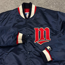 Load image into Gallery viewer, Vintage Minnesota Twins Starter Satin Jacket L