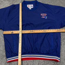 Load image into Gallery viewer, Vintage New England Patriots LOGO 7 Windbreaker Sweatshirt L
