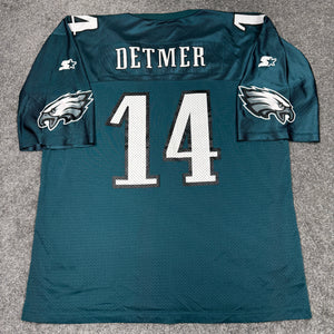 Vintage Ty Detmer Philadelphia Eagles Starter Jersey 2XL
