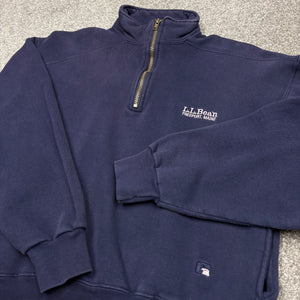 Vintage LL Bean Russell Athletic 1/4 Zip Sweatshirt XS/S