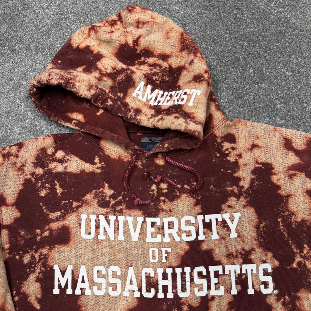 Vintage Umass Amherst Custom Champion Hoodie Sweatshirt XL