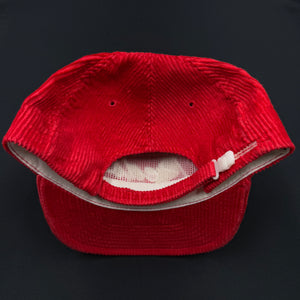 Vintage Cincinnati Reds SS Corduroy Script Strapback Hat