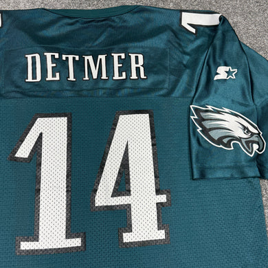 Vintage Ty Detmer Philadelphia Eagles Starter Jersey 2XL