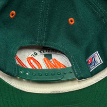 Load image into Gallery viewer, Vintage Miami Hurricanes Wool Circle Snapback Hat