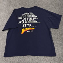 Load image into Gallery viewer, Vintage Beerman Superhero Parody Shirt L/XL