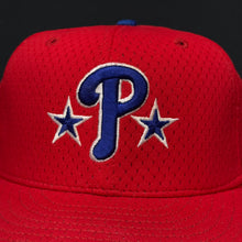 Load image into Gallery viewer, Vintage Philadelphia Phillies Mesh New Era Fitted Hat 7 1/2