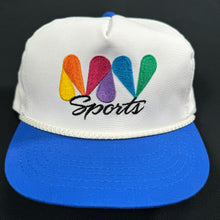 Load image into Gallery viewer, MV Sports White Royal Blue Snapback Hat