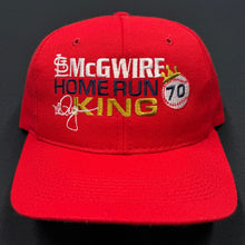 Load image into Gallery viewer, Vintage Mark McGwire Home Run King Snapback Hat