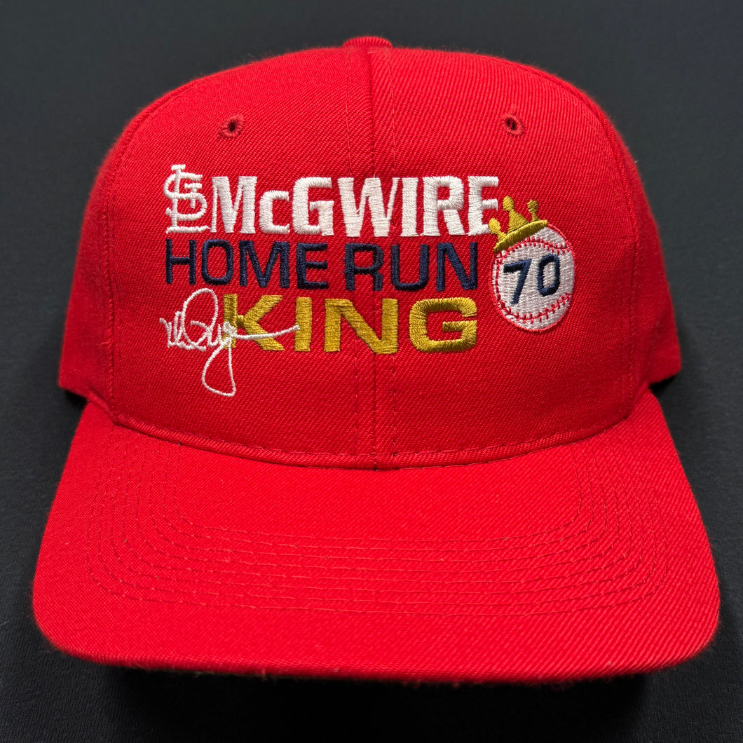 Vintage Mark McGwire Home Run King Snapback Hat