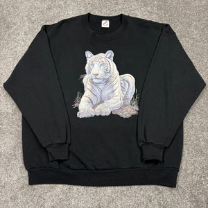 Vintage White Tiger Sweatshirt XL/2XL