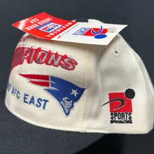 Load image into Gallery viewer, Vintage 1997 New England Patriots AFC Champions SS Shadow Snapback Hat NWT