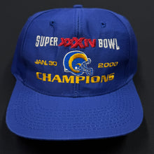 Load image into Gallery viewer, Vintage 2000 St. Louis Rams SB 34 Snapback Hat