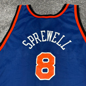 Vintage Latrell Sprewell New York Knicks Champion Jersey 2XL