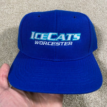 Load image into Gallery viewer, Worcester Ice Cats Royal Blue Snapback Hat