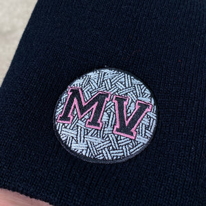 Mass Vintage Black Pink MV Winter Hat