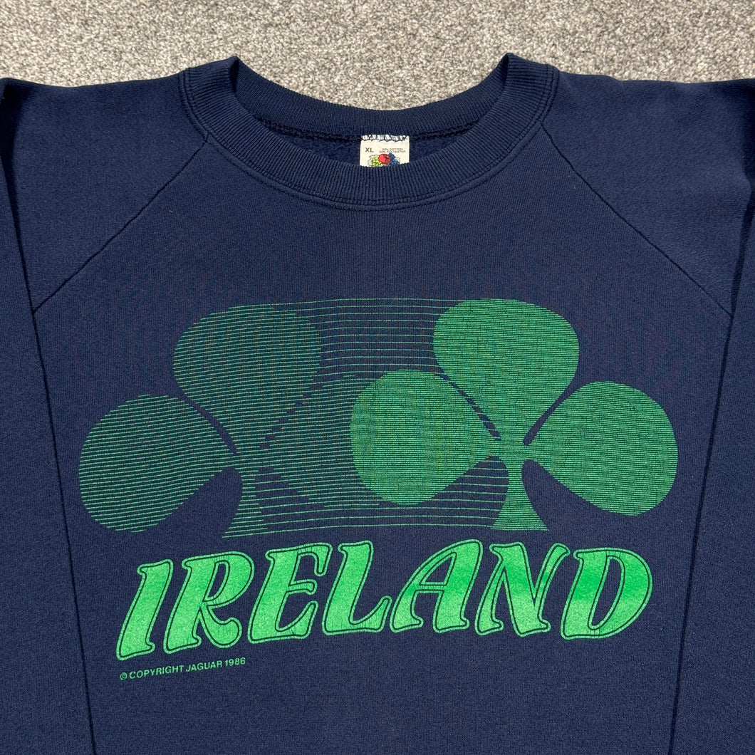 Vintage 1986 Ireland Clovers Sweatshirt M/L