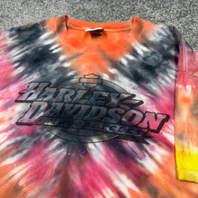 Load image into Gallery viewer, Harley Davidson Rochester NH Tie Dye Shirt XL