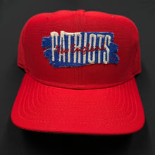 Load image into Gallery viewer, Vintage New England Patriots Red Snapback Hat