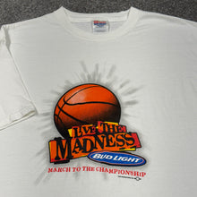 Load image into Gallery viewer, Vintage Bud Light March Madness Shirt XL