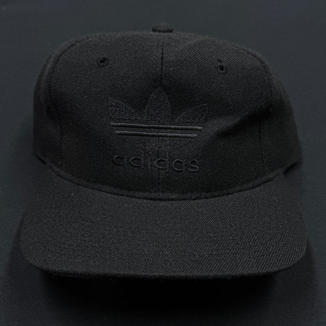 Vintage adidas Trefoil Black Snapback Hat