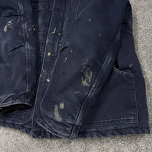 Load image into Gallery viewer, Carhartt Navy Blue Zip Up Jacket L/XL