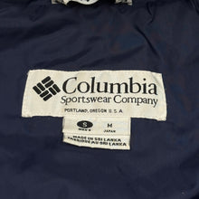 Load image into Gallery viewer, Vintage Columbia Black Anorak Jacket S