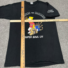 Load image into Gallery viewer, Mass Vintage Bart Slam the Rams SB53 Shirt S