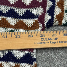 Load image into Gallery viewer, Vintage Patterned Cardigan Button Up Sweater XL