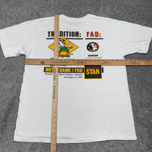 Load image into Gallery viewer, Vintage 1994 Notre Dame FSU Football Shirt XL